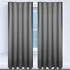 Gardinenschal 140x145 cm Anthrazit 2er-Pack, blickdichte Produktbild-Vorschau 2