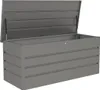 Gartenbox aus verzinktem Stahl grau - 750L - TOMASO Produktbild-Vorschau 5