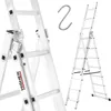 Drabina aluminiowa z opcją na schody 3x7 HIGHER 4,25m Hobby Podgląd zdjęcia produktu 1