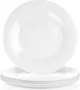 A stack of white plates on a white background. Náhľad obrázku produktu