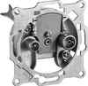 2-Loch Antennen-Stich-/End-Dose mit Koax-Stecker und Produktbild-Vorschau 1