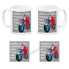 Weihnachten Biker Kaffeebecher mit Weihnachtsmann auf Produktbild-Vorschau 4