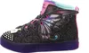 A single high-top sneaker with butterfly wing accents. Podgląd zdjęcia produktu