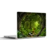 MuchoWow® Laptop Aufkleber Sticker Cover Dschungel - Grün - Produktbild-Vorschau 1