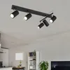 Deckenleuchte, schwarz, Spots/ Arm beweglich, L 70 cm Produktbild-Vorschau 2