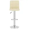 vidaXL Barhocker Creme Stoff Produktbild-Vorschau 3