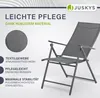 Juskys Gartenstuhl Calena 2er Set - 7-Fach verstellbare Produktbild-Vorschau 6