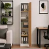 VCM Mehrzweckschrank mit 2 Drehtüren, H. 183 x B. 38 x T. Produktbild-Vorschau 2