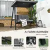 Outsunny Hollywoodschaukel 2-Sitzer Gartenschaukel mit Produktbild-Vorschau 6