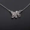 Halskette mit Elefant Anhänger Kette Strass Produktbild-Vorschau 3