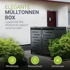 Juskys Mülltonnenbox Arel 2er - Metall Gartenbox - Produktbild-Vorschau 3