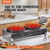 A commercial pancake maker on a kitchen counter with illustrative graphics. Podgląd zdjęcia produktu