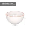 3er Set Salatschüssel Wolle Ø 17,5cm + 20,5cm + 24cm weiß Produktbild-Vorschau 5
