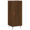 vidaXL Sideboard Braun Eichen-Optik 34,5x34x90 cm Produktbild-Vorschau 3