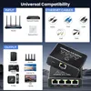LAN Splitter 1 auf 4 1000Mbps Ethernet Splitter Produktbild-Vorschau 8