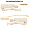 Ecksofa mit Relaxfunktion, L-Form, Schlafsofa mit Produktbild-Vorschau 5