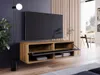 Tavolino per TV CALIBURI 100 - rovere wotan / nero lucido Anteprima dell’immagine prodotto 4