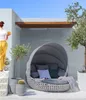 Dehner Gartenmöbel Sunlounger Miami, mit Faltdach und Produktbild-Vorschau 8
