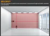 A room with a laser measuring device projecting lines on the walls. Podgląd zdjęcia produktu