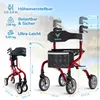 Rollator Faltbar und Leicht mit Sitz - NUR 5,95 KG - Produktbild-Vorschau 8