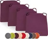 sunnypillow 4er Set Stuhlkissen mit Klettverschluss Produktbild-Vorschau 1