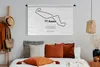 MuchoWow® Wandteppich Wandbehang TT Assen - Rundkurs - Produktbild-Vorschau 4