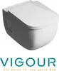 VIGOUR DERBY PLUS Wand-WC spülrandlos +5cm Produktbild-Vorschau 1