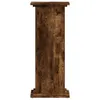 vidaXL Stojan na rastliny údený dub 33x33x80 cm materiál na Náhľad obrázku produktu 3