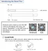 Diagrams and instructions for using a smart pen. Náhľad obrázku produktu