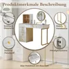 Schminktisch-Set mit LED-beleuchtetem Spiegel, Produktbild-Vorschau 9