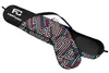 A snowboard bag with a geometric pattern and a black section with a logo. Produktbild-Vorschau