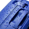 A close-up of a blue Delsey suitcase with water droplets on its surface. Anteprima dell’immagine prodotto