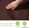 heimtexland ® Kuscheldecke SUPER SOFT Wohndecke Uni Flanell Produktbild-Vorschau 2