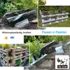 BigDean 4er Set Zink Paletten Blumenkästen - Einsatz 38cm Produktbild-Vorschau 5