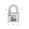 BASI - Vorhangschloss - SET - 24x VHS 630 - 30 mm - Produktbild-Vorschau 3