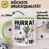 18. Geburtstag Tasse Geschenk Jungs Männer Mann 18Er Hurra Produktbild-Vorschau 3