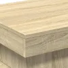vidaXL Couchtisch mit LED-Leuchten Sonoma-Eiche 50x50x40 cm Produktbild-Vorschau 9