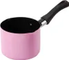 A pink saucepan with a black handle is shown against a white background. Náhled obrázku produktu