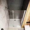 90X185cm Scharniertür Pendeltür Nischentür Duschabtrennung Produktbild-Vorschau 3