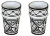 Marokkanische Keramik-Becher Sakina 2er-Set, Farbe:Schwarz Produktbild-Vorschau 2