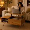 Table basse "Vasdabod" avec plateau relevable et 2 Voir les images du produit 5