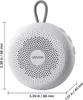A white VEVOR sound machine with dimensions indicated. Produktbild-Vorschau