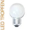 LED Tropfen 0,8W E27 matt extra warmweiß 2200K Kunststoff Produktbild-Vorschau 1