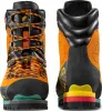 Bergschuhe für Damen von La Sportiva; Modell Nepal Extreme Work; in leuchtendem Orange mit mehrfarbigen Schnürsenkeln und robustem Design. Produktbild-Vorschau