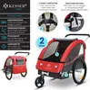 KESSER® Kinderanhänger Fahrradanhänger Sport-RX 2 in 1 Produktbild-Vorschau 2