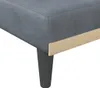 vidaXL Chaiselongue Dunkelgrau Samt Náhľad obrázku produktu 6