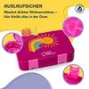 Schmatzfatz Junior Brotdose für Kinder mit Fächern, Bunte Produktbild-Vorschau 1