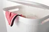 Kôš na bielizeň Rotho Brisen White 50 l plast Náhľad obrázku produktu 12