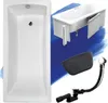 Badewanne Rechteck Set 5in1 170x70 mit Premium Produktbild-Vorschau 1