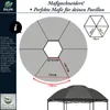 freigarten.de Ersatzdach für Pavillon Ø 350 [cm] Produktbild-Vorschau 2